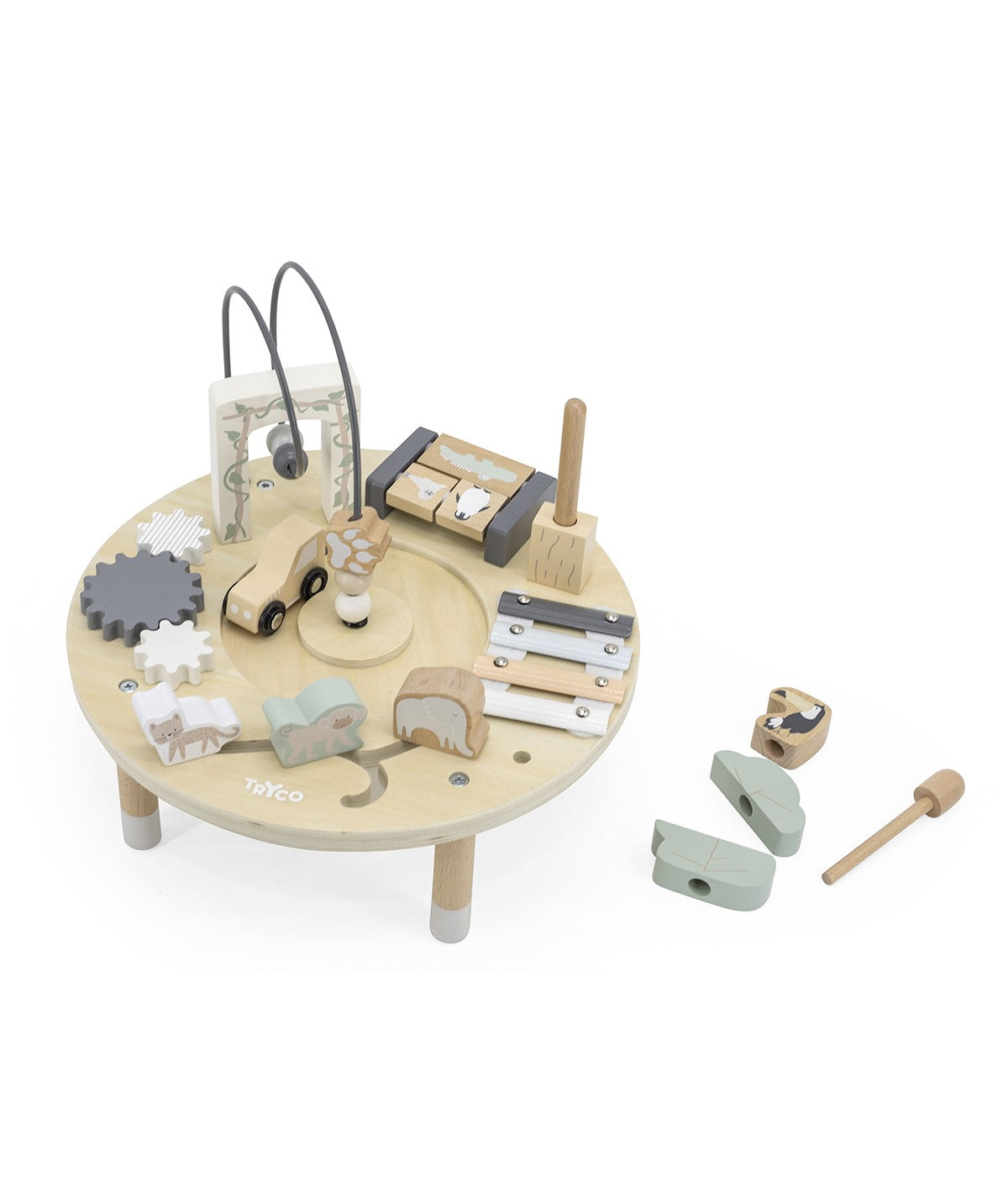 Table d'activités en bois