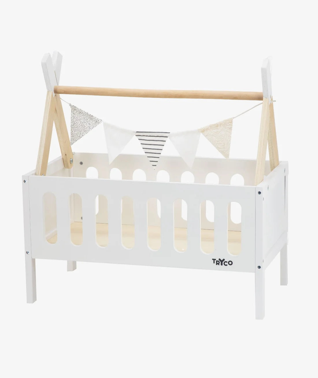 Lit de poupée en bois +18M