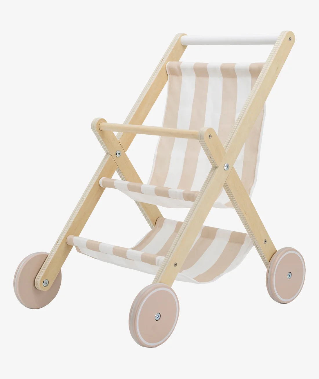 Poussette poupée en bois +12M